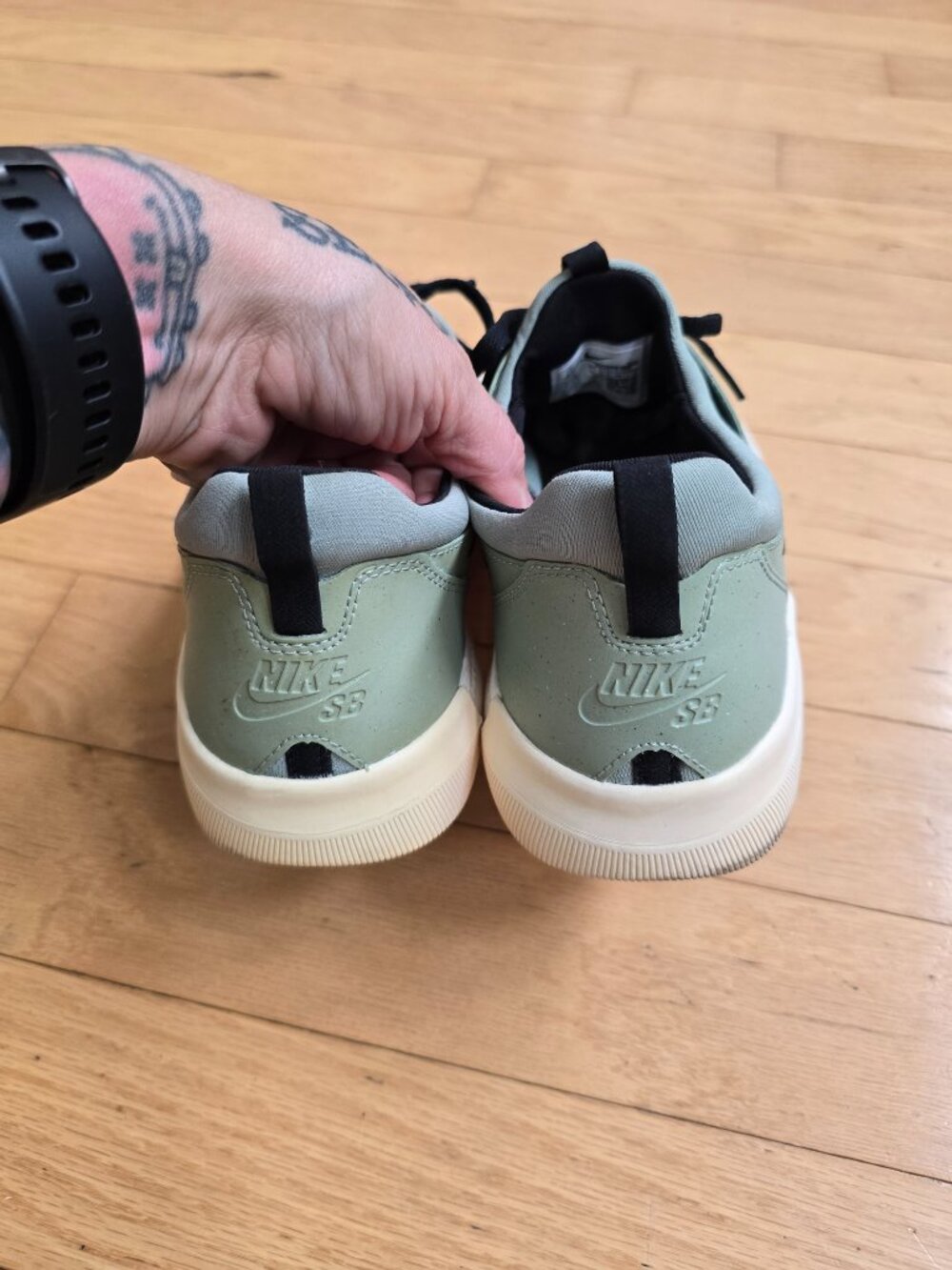 Nike | SB Nyjah Free 'Jade Horizon' skater sneakers | MENS 11 - Picture 8 of 11